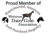 Member of the minature dairy goat association logo